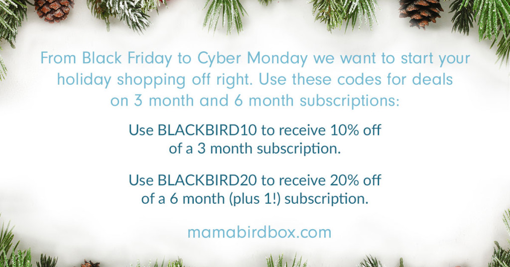 Subscription Sale for Mama Bird Box