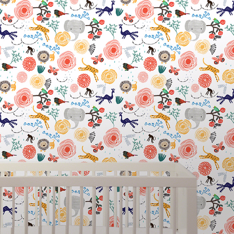 12 Nursery Wallpaper Ideas - Wall Candy - Mama Bird Box Blog